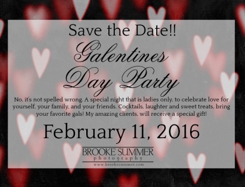 Denver Women’s Photographer – GALentine’s Day Party SAVE THE DATE